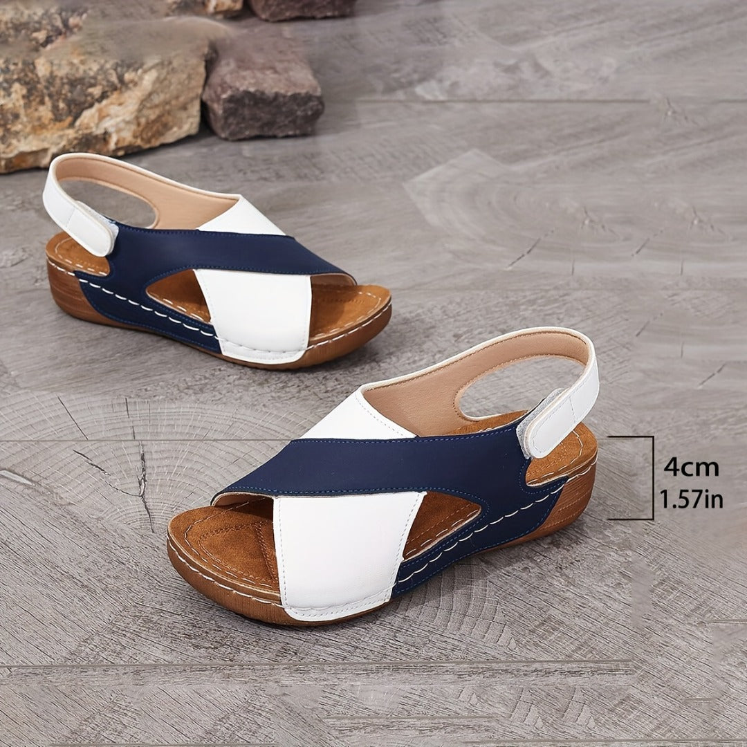 🔥Promozione dell'ultimo giorno 50% di sconto - Sandali ortopedici da donna con tacco inclinato ultra confortevole