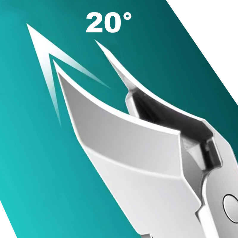 Set di 3 Tagliaunghie Inclinati a 25° Anti-Spruzzo