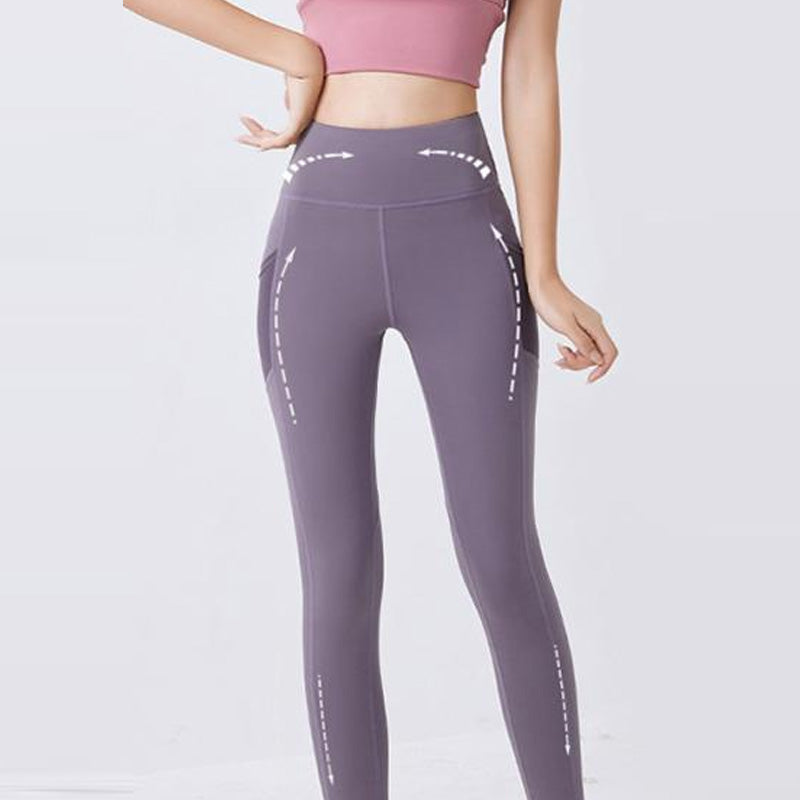 Leggings da allenamento modellanti a vita alta con controllo della pancia