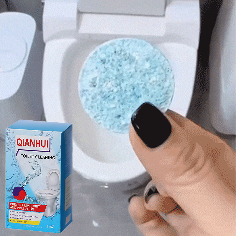 Pastiglie per la pulizia delle toilette profumate a limone