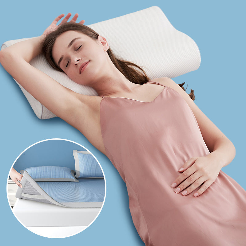 ✨2025 Summer essentials✨Refreshing Antibacterial Washable 3 Piece Bed Mat Set.