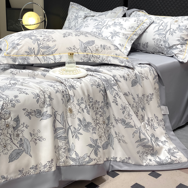 🌞Saldi estivi - 50% di sconto🏆Lenzuolo rinfrescante floreale (set da 4 pezzi)