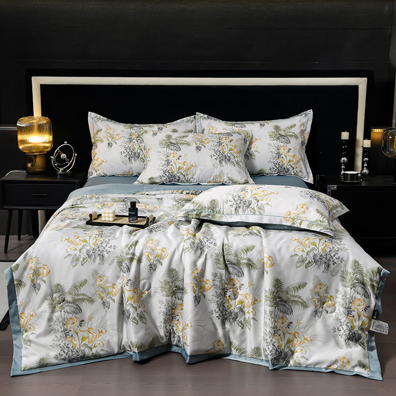 🌞Saldi estivi - 50% di sconto🏆Lenzuolo rinfrescante floreale (set da 4 pezzi)