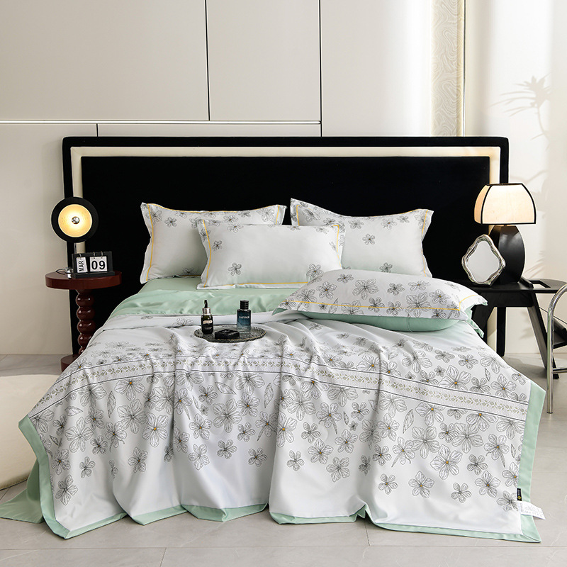 🌞Saldi estivi - 50% di sconto🏆Lenzuolo rinfrescante floreale (set da 4 pezzi)
