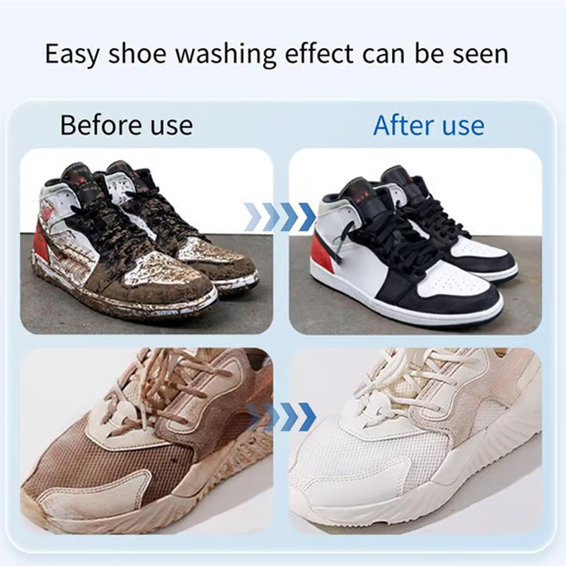 Detergente Universale Portatile in Schiuma Senza Risciacquo per Scarpe