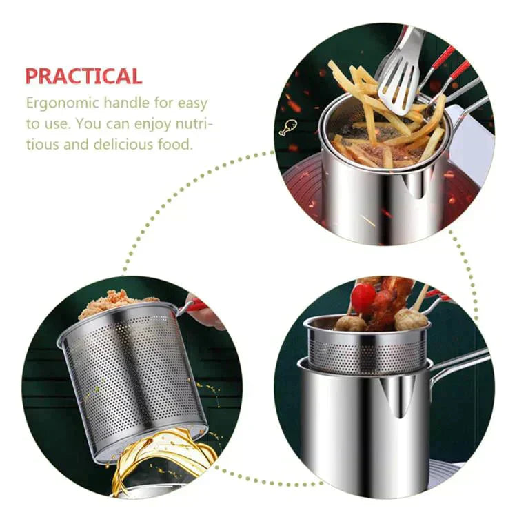 Friggitrice Multifunzionale in Acciaio Inox 304
