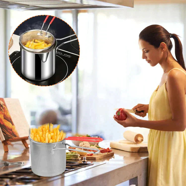 Friggitrice Multifunzionale in Acciaio Inox 304