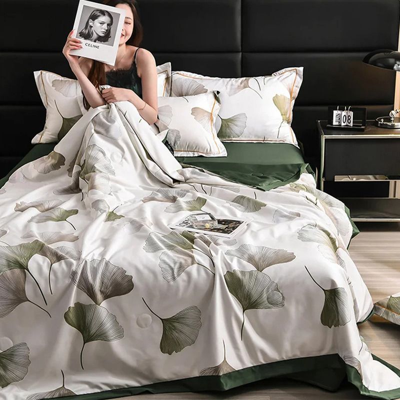 🌞Saldi estivi - 50% di sconto🏆Lenzuolo rinfrescante floreale (set da 4 pezzi)