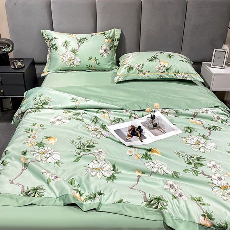 🌞Saldi estivi - 50% di sconto🏆Lenzuolo rinfrescante floreale (set da 4 pezzi)