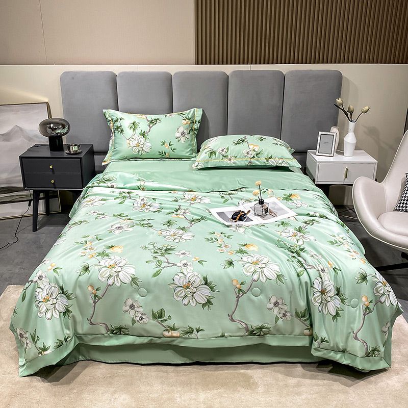 🌞Saldi estivi - 50% di sconto🏆Lenzuolo rinfrescante floreale (set da 4 pezzi)