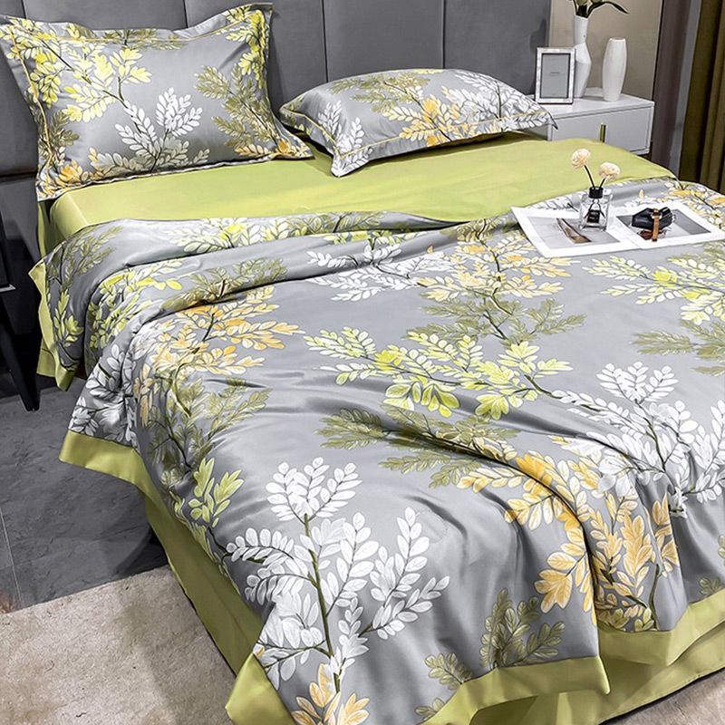 🌞Saldi estivi - 50% di sconto🏆Lenzuolo rinfrescante floreale (set da 4 pezzi)