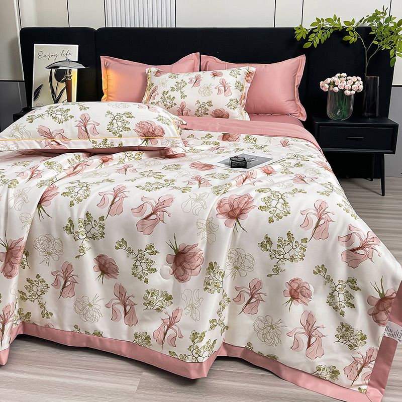 🌞Saldi estivi - 50% di sconto🏆Lenzuolo rinfrescante floreale (set da 4 pezzi)