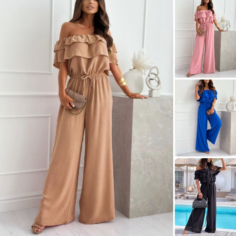 🌞Saldi estivi🌺 Tuta con volant da donna - 52% di sconto