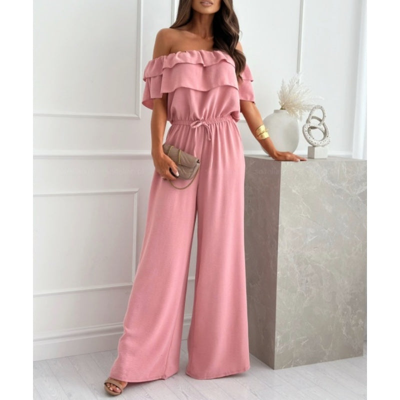 🌞Saldi estivi🌺 Tuta con volant da donna - 52% di sconto