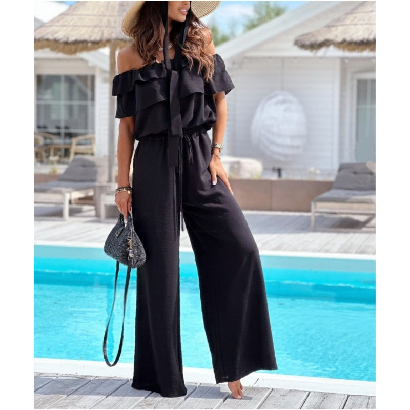 🌞Saldi estivi🌺 Tuta con volant da donna - 52% di sconto