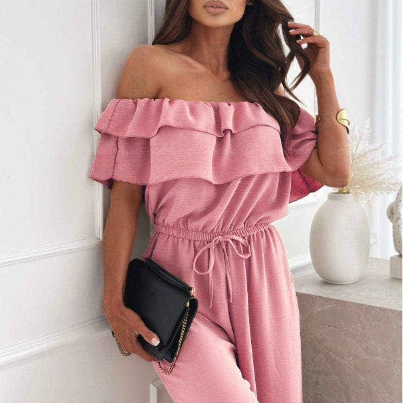 🌞Saldi estivi🌺 Tuta con volant da donna - 52% di sconto