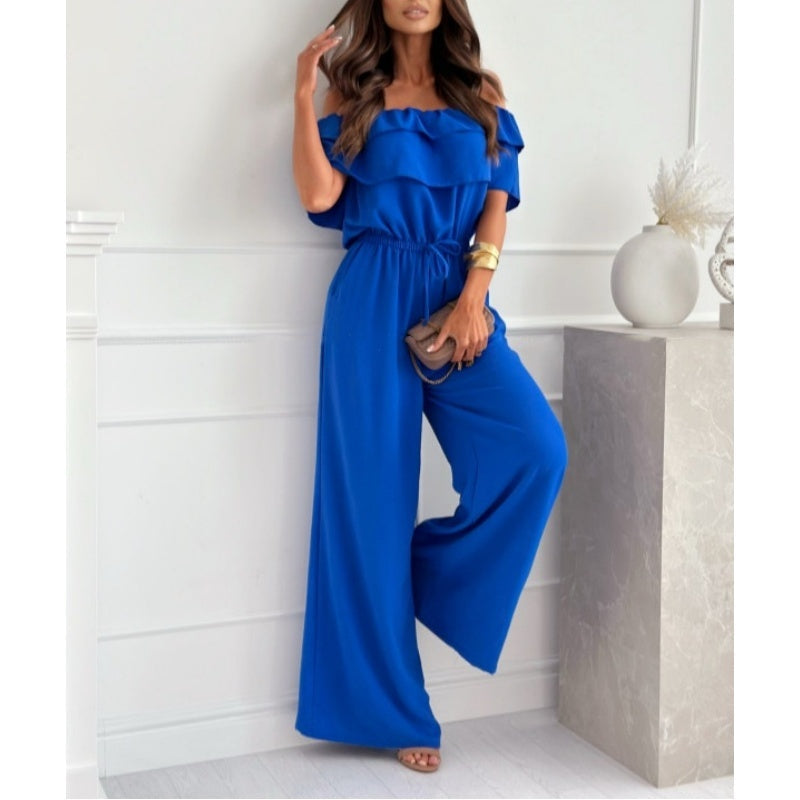 🌞Saldi estivi🌺 Tuta con volant da donna - 52% di sconto