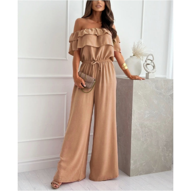 🌞Saldi estivi🌺 Tuta con volant da donna - 52% di sconto