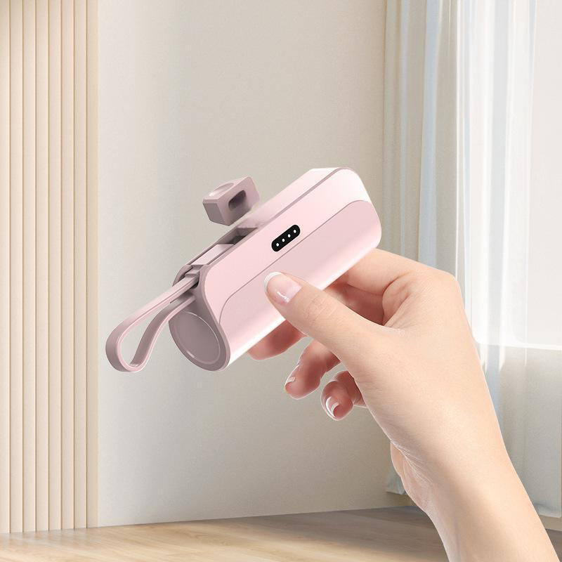 Power Bank Portatile ad Alta Capacità con Cavi Integrati