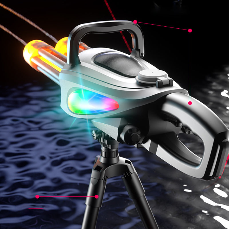 🔫 Sconto limitato del 54%🔥 Set di pistole ad acqua elettriche Gatling a doppia canna🔫🔫🔫