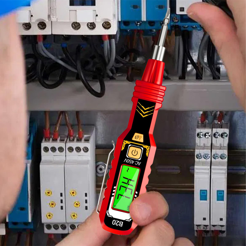 🔥Cacciavite multifunzione, voltmetro LCD senza contatto kijelzővel🛠️