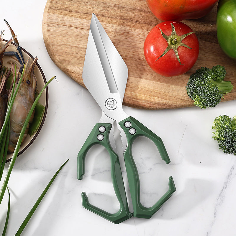 🔥Offerta speciale (50% di sconto)🔥Forbici da cucina multifunzionali e resistenti