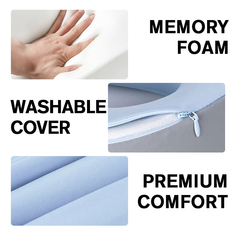 Cuscino da Viaggio a Forma di U in Memory Foam