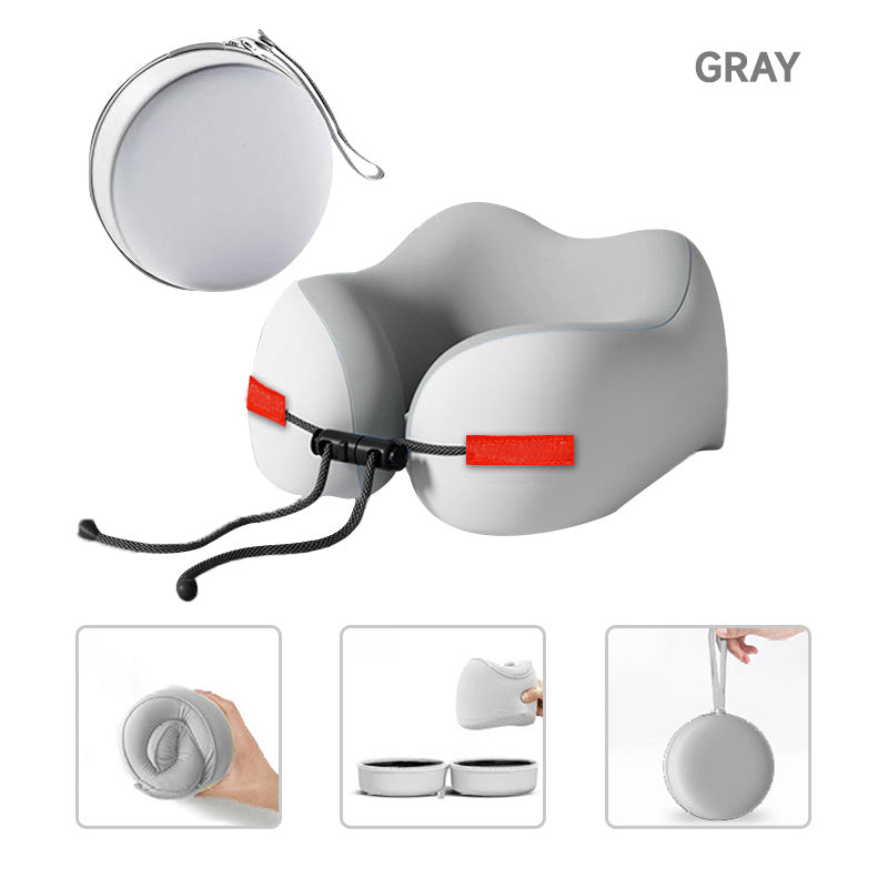 Cuscino da Viaggio a Forma di U in Memory Foam