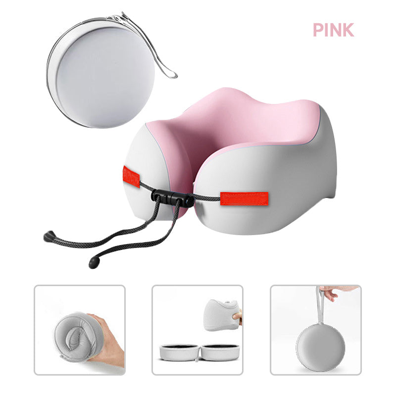 Cuscino da Viaggio a Forma di U in Memory Foam