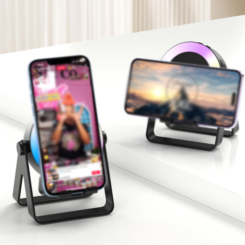 Supporto per telefono multifunzione 4 in 1 con altoparlante Bluetooth