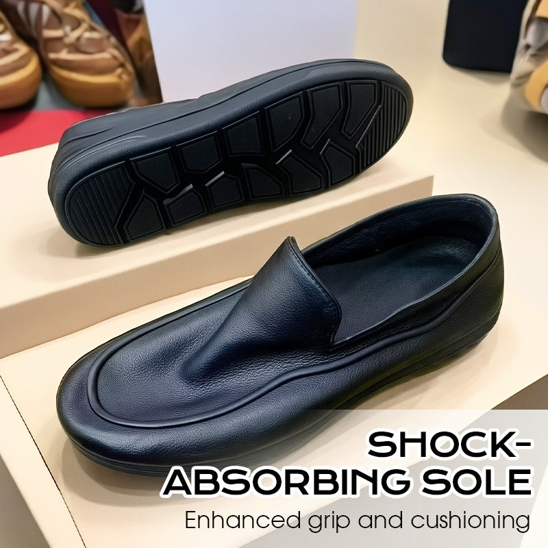 Mocassini slip-on casual da uomo, larghi e traspiranti