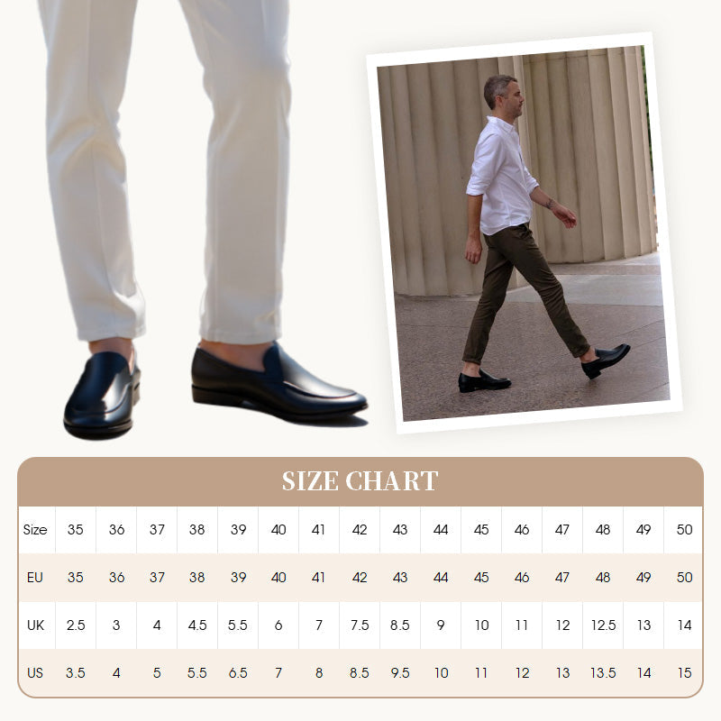 Mocassini slip-on casual da uomo, larghi e traspiranti