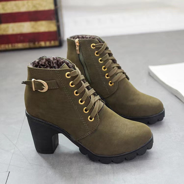 Stivali da donna con tacco grosso🍂Nuovi arrivi autunnali - 57% di sconto