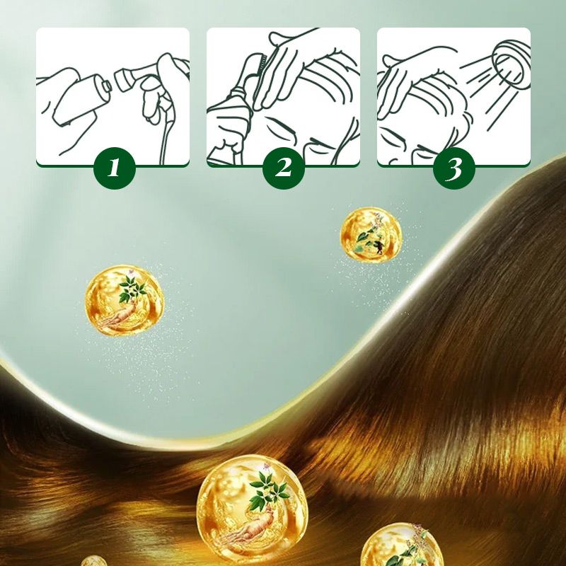 Pettine colorante per capelli all'estratto di frutta