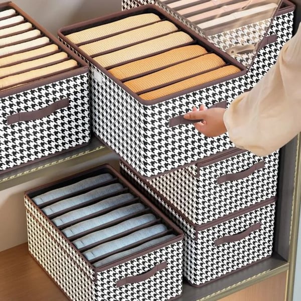 📦 ACHETEZ 2, OFFERT 1 ! 🏠 Boîte de Rangement Vêtements Pliable – Structure Renforcée, Poignées Solides & Gain de Place Immédiat 👗