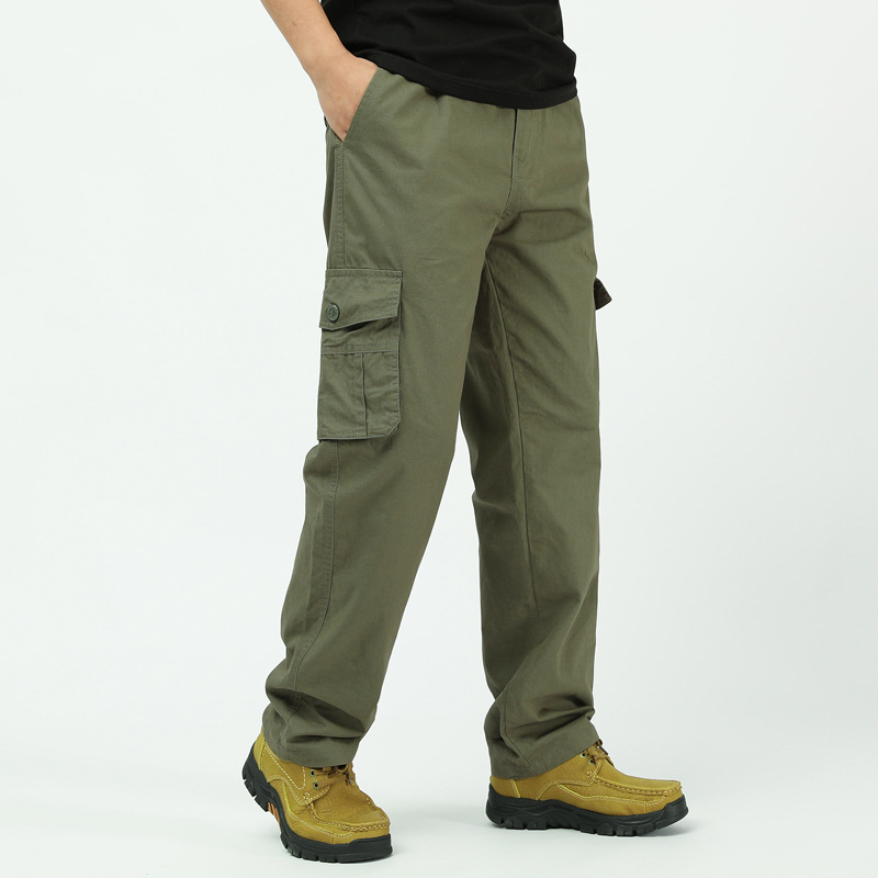 Pantalones Cargo para Hombre con Múltiples Bolsillos