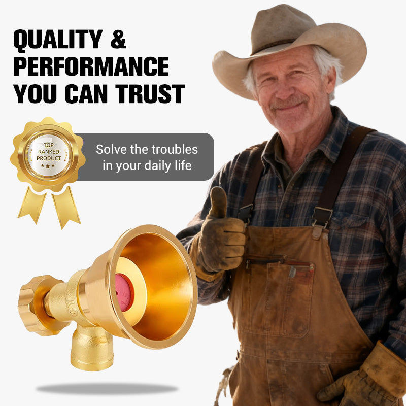 Ugello di spruzzo regolabile in ottone per irroratrice agricola