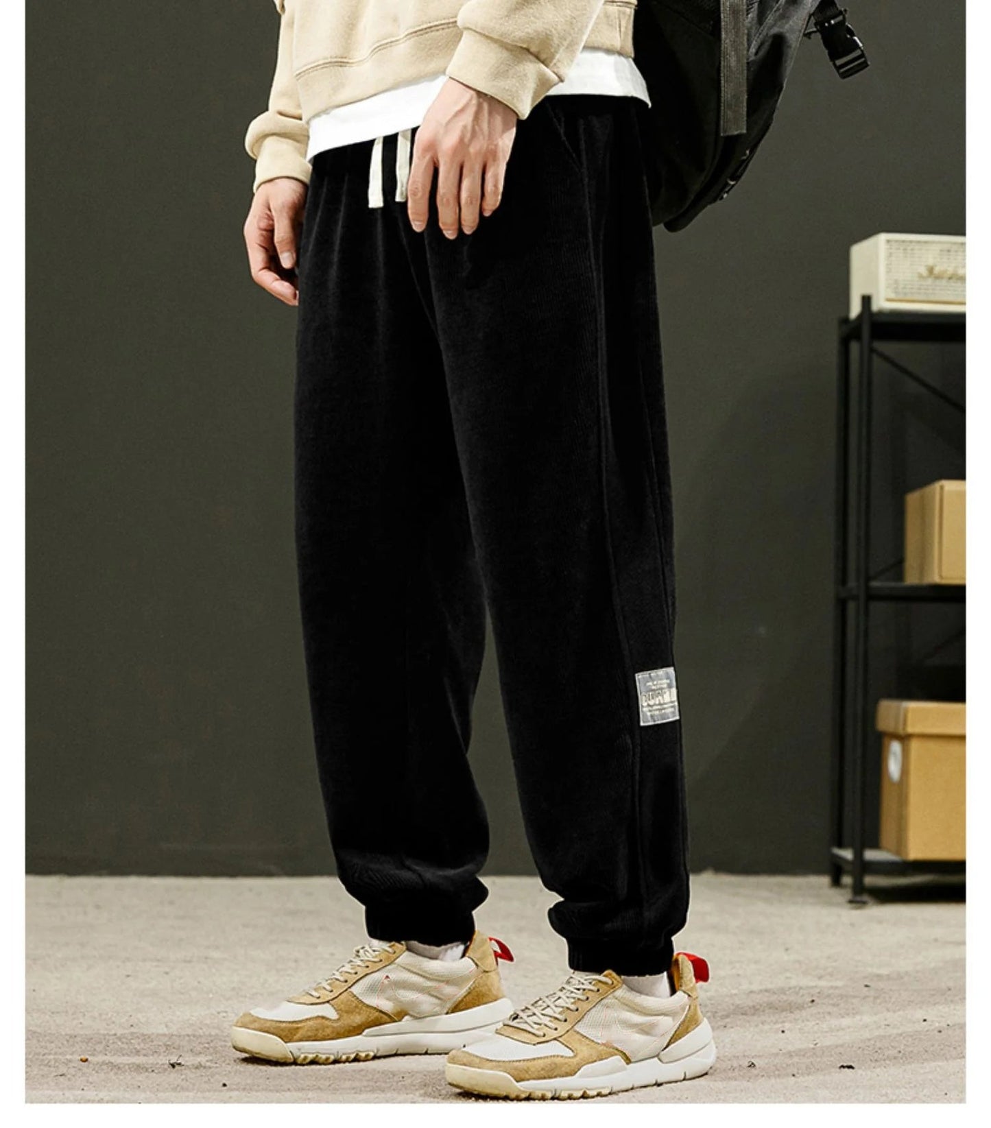 🔥Vendita calda 49% di sconto🔥Pantaloni morbidi e casual da uomo in tessuto a coste