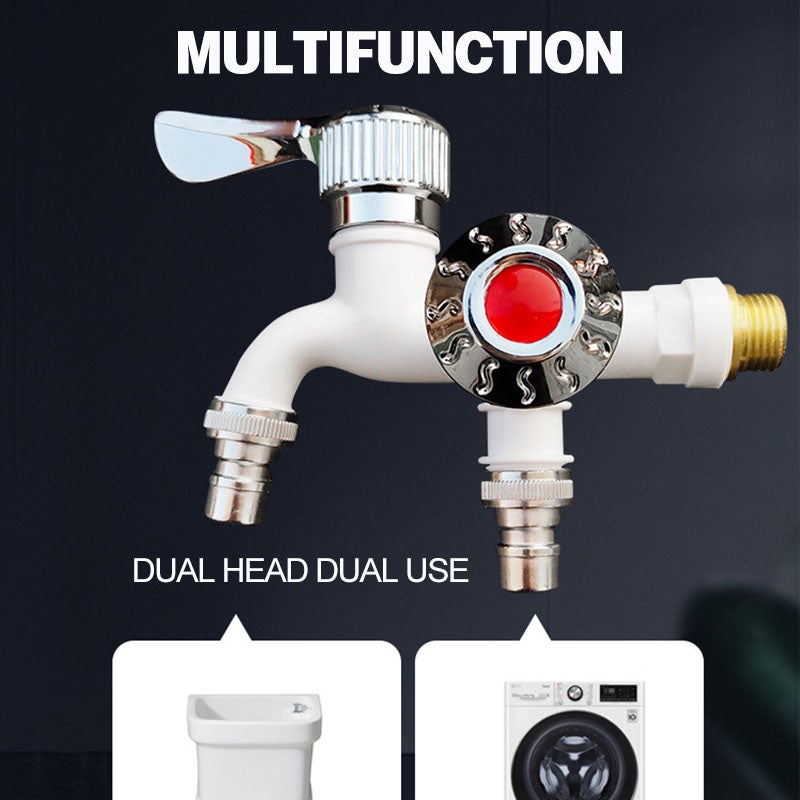 🔥Vendita calda 49% di sconto🔥Rubinetto a doppio controllo antigelo per esterni