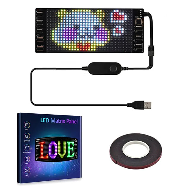 Vettura Bluetooth LED Display Flessibile