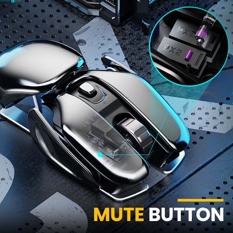 🔥Vendita calda 49% di sconto🔥Mouse in metallo ergonomico wireless
