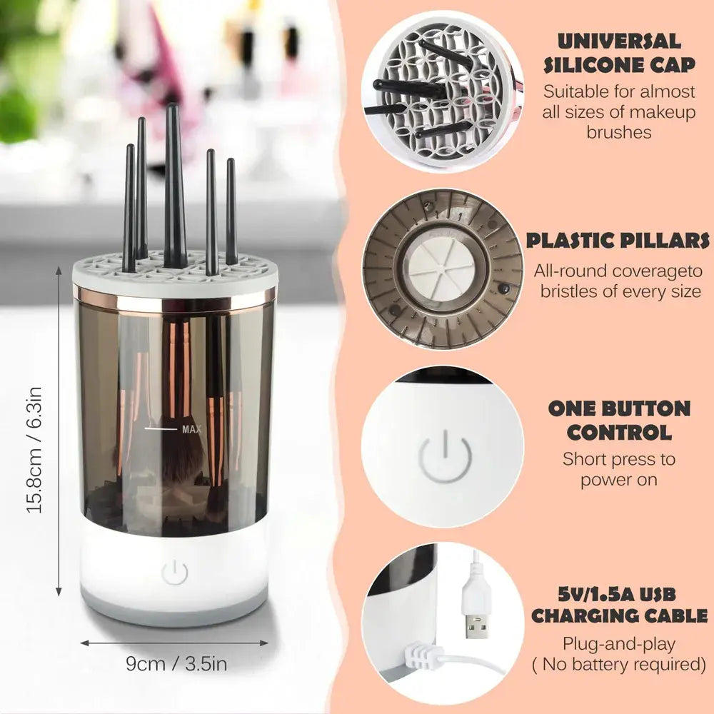 🔥 Vendita calda 50 % di sconto😍 Spazzola ricaricabile per il make-up