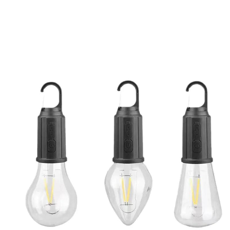 Decorazione di illuminazione a lampadina retrò da appendere per campeggio all'aperto