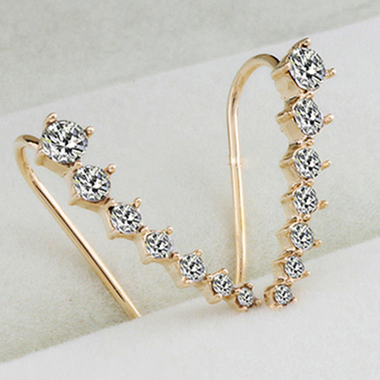 Orecchino con sette stelle e diamanti