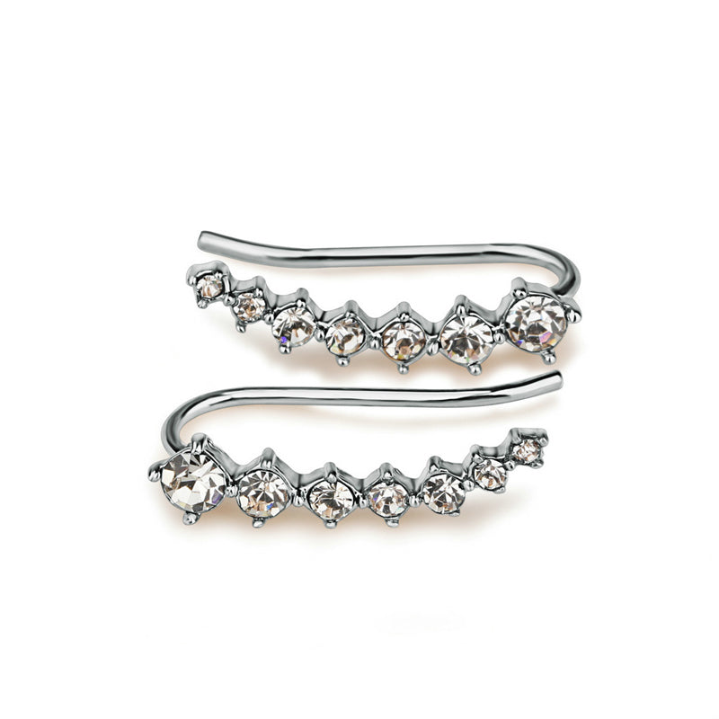 Orecchino con sette stelle e diamanti