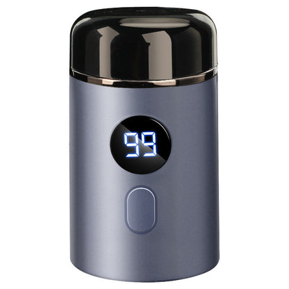 🪒 PROMO FLASH 50% ! ⚡ Rasoir Électrique Mini Portable – 15 Lames Turbo Inox, 7200 tr/min, Double Anneau 3D, Usage Sec/Humide, Recharge USB, Autonomie 60min ✨