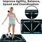 🔥⚽ Soccer Training Mat per tutti i livelli, antiscivolo e silenzioso