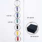 Imita La Decorazione Murale In Cristallo Con 7 Chakra Gemme
