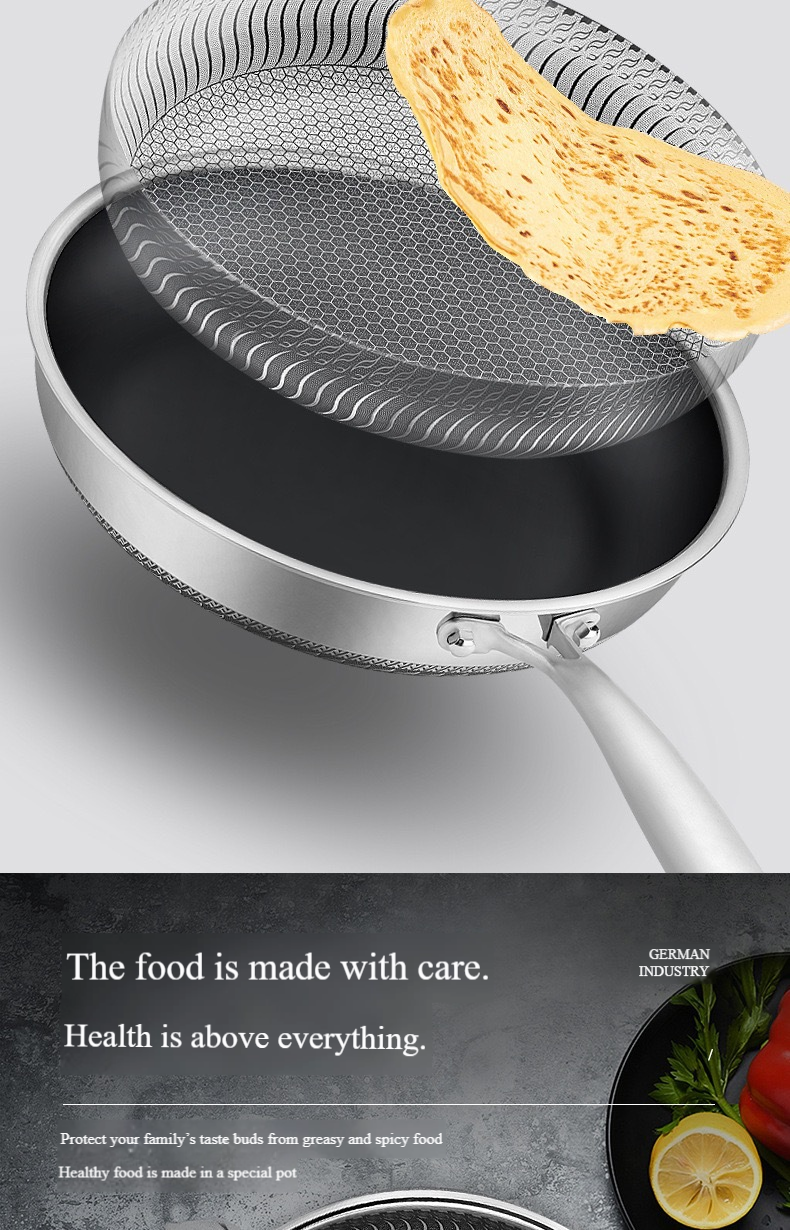 ✨2025 Offerta speciale⌛🍳 Padella antiaderente premium con coperchio