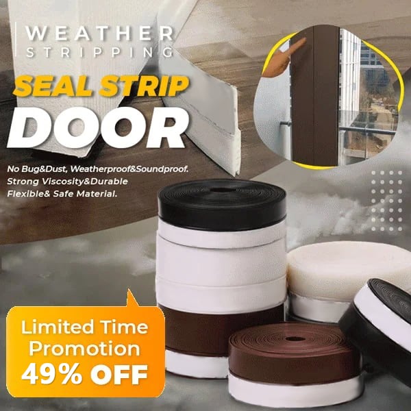🚪 50% dto. Junta selladora de silicona para puertas y ventanas – bloquea insectos, polvo y ruido, resistente a la intemperie y fácil de cortar. ¡5 m, 5 colores! ✨🏠
